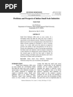 Problems and Prospects of Indian Small Scale Industries: Satish Modi