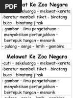 Melawat Ke Zoo Negara