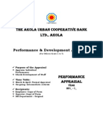 The Akola Urban Cooperative Bank LTD., Akola: Performance & Development Appraisal