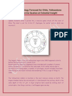 View The Astrology Forecast About Chile, Yellowstone and California Quakes by Respected Astrologer in Melbourne Michele Finey at Celestial Insight