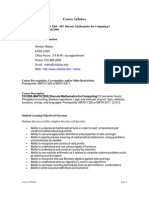 UT Dallas Syllabus For cs2305.003 06f Taught by Simeon Ntafos (Ntafos)