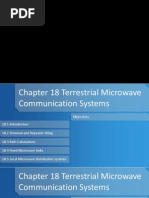 Chapter 18 Terrestrial Microwave Communication Systems