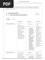 Literacy Narrative Rubric