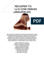 Recuper Tu Cabello Con Ondas Binaurales Mujer