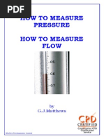 Flow - and - Pressure Measurement by Manometer