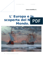 L'Europa e La Scoperta Del Nuovo Mondo.