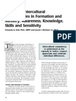 Model For Intercultural Competencies in Formation and Ministry: Awareness, Knowledge, Skills and Sensitivity