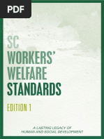 SC Workers' Welfare Standards, Edition 1