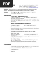 Hunter Rogers Resume