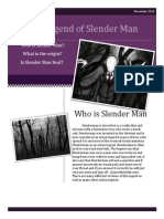 Slenderman For Portfolio