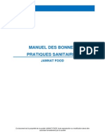 Manuel Des Bonnes Pratiques Sanitaires de La Société JANNAT FOOD