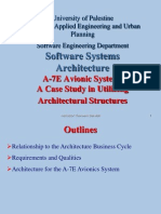 Software Systems Architecture: A-7E Avionic System: A Case Study in Utilizing Architectural Structures