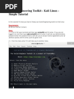 Social Engineering Toolkit - Kali Linux - Simple Tutorial: Requirements