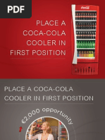 Place A Coca-Cola Cooler in First Position