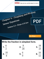 Lesson 4.2 - Slope of A Line
