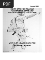 Warrior Leadership Course - PLDC Guide