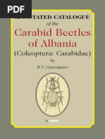 B.V. Gueorguiev Annotated Catalogue of The Carabid Beetles of Albania Coleoptera Carabidae v. 64 Pensoft Series Faunistica 2007