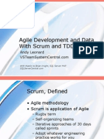 Agile Development and Data With Scrum and TDD 1