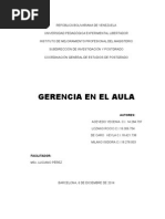 Informe GERENCIA EN EL AULA