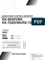 JVC RX-8030VBK Instruction Manual