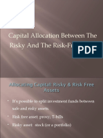 Capital Allocation Between The Risky and The Risk-Free Asset