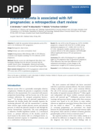 Placenta Accreta Is Associated With IVF Pregnancies: A Retrospective Chart Review