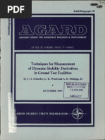 Techniques For Measurement of Dynamic Stability Derivatives in Ground Test Facilities