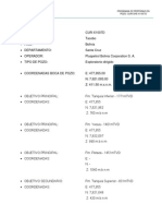 Anexo 3.1 (II) Resumen Programa Pozo - CUR-X1007D