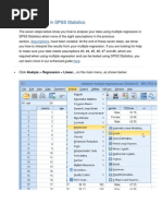 Test Procedure in SPSS Statistics