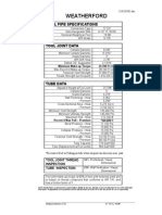 Weatherford: Drill Pipe Specifications