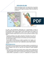 Geomorfologia Del Valle de Lima