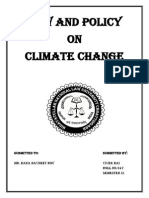 Law and Policy On Climate Change