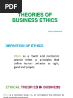 Theories of Business Ethics