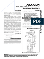 TFT-LCD DC-DC Converters With Operational Amplifiers: General Description Features