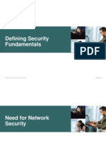 Defining Security Fundamentals: © 2005 Cisco Systems, Inc. All Rights Reserved