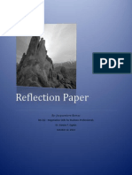 Final Reflection Paper