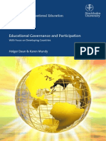 Educational Governance and Participation