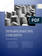 Durabilidad Del Concreto