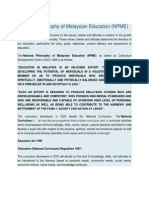 National Philosophy of Malaysian Education