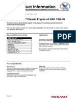 Product Information: Premium Blue™ Classic Engine Oil SAE 15W-40