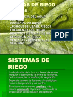 Sistemas de Riego