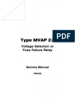 AREVA MVAP22 Voltage Balance Relay