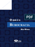 Livro O Que É Burocracia - Max Weber - Diagramação Final - CFA