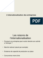 L - Internationalisation Des Entreprises