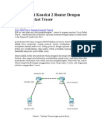 Latihan Cisco Dengan 2 Router