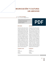 Revista Comunicación y Cultura