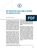 Historia Del Municipio Chileno en La Perspectiva Social