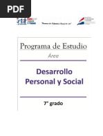 7° Desarrollo Personal y Social