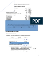 Diseño Puente Plantilla en Excel