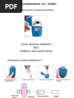Espectrofotometria Uv Visible Fsicoquimica